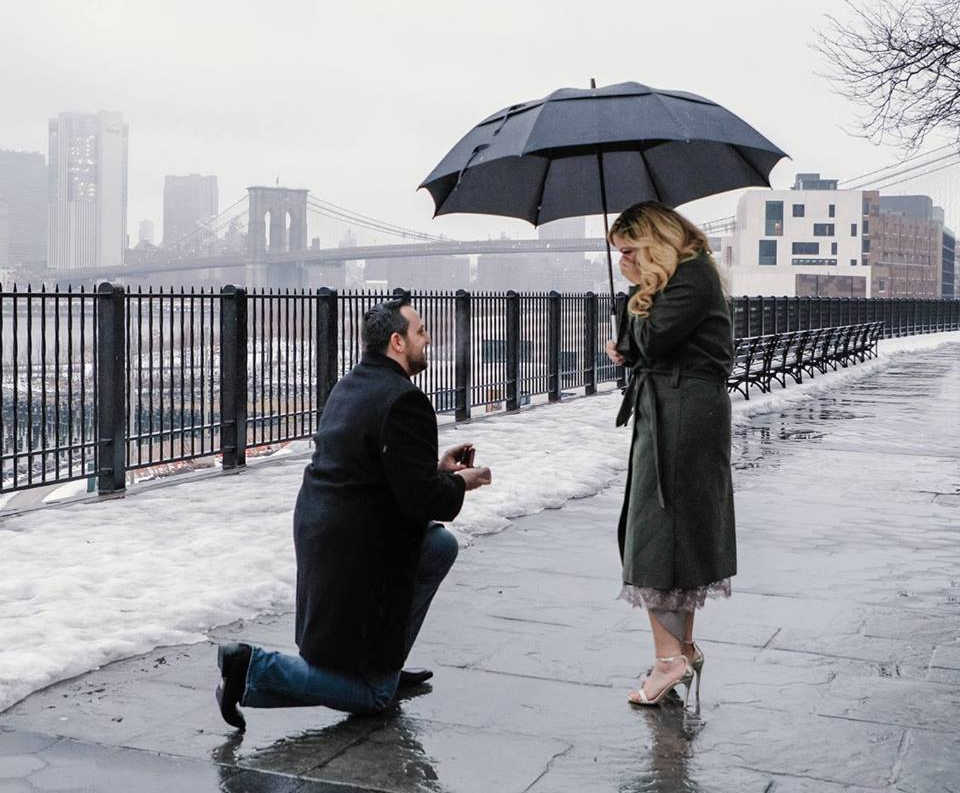 rainy proposal brooklyn