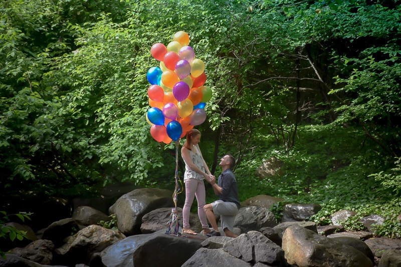 micahel and cassidi proposal balloons