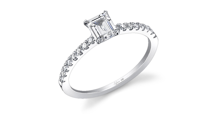 petite engagement ring sylvie collection