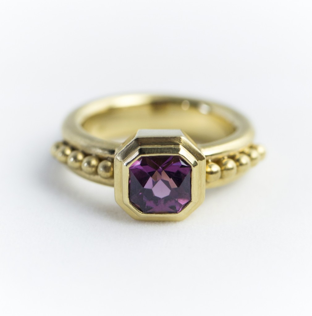 August spinel Leigh Maxwell Jewelry with Anza Gems stone r