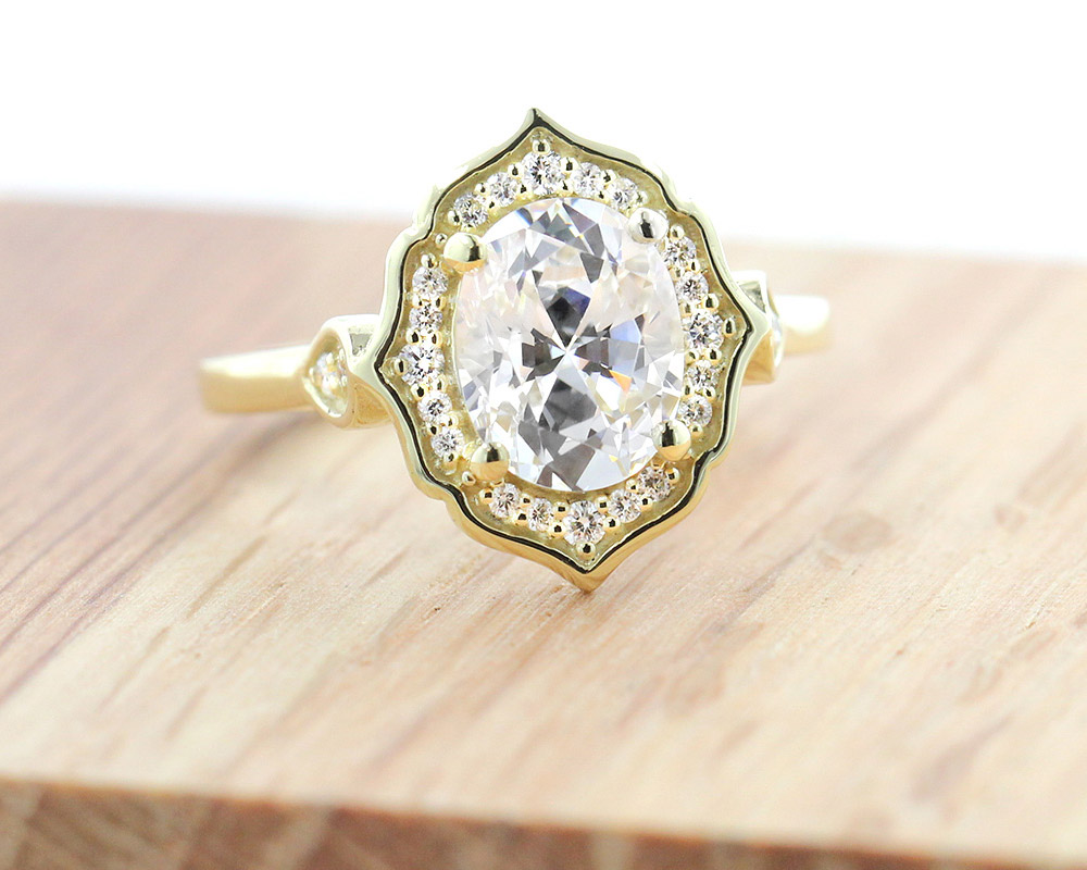 Custom Vintage Engagement Ring