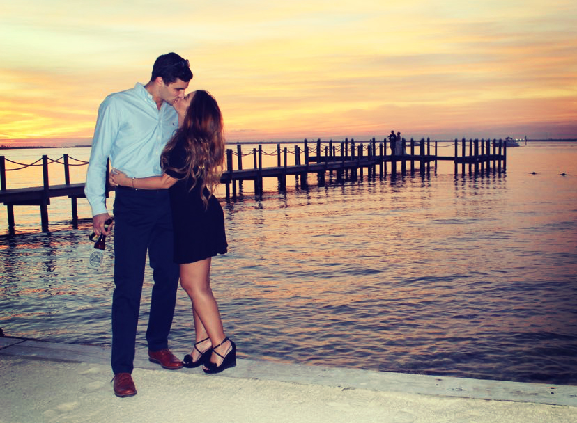 regan and devin proposal sunset