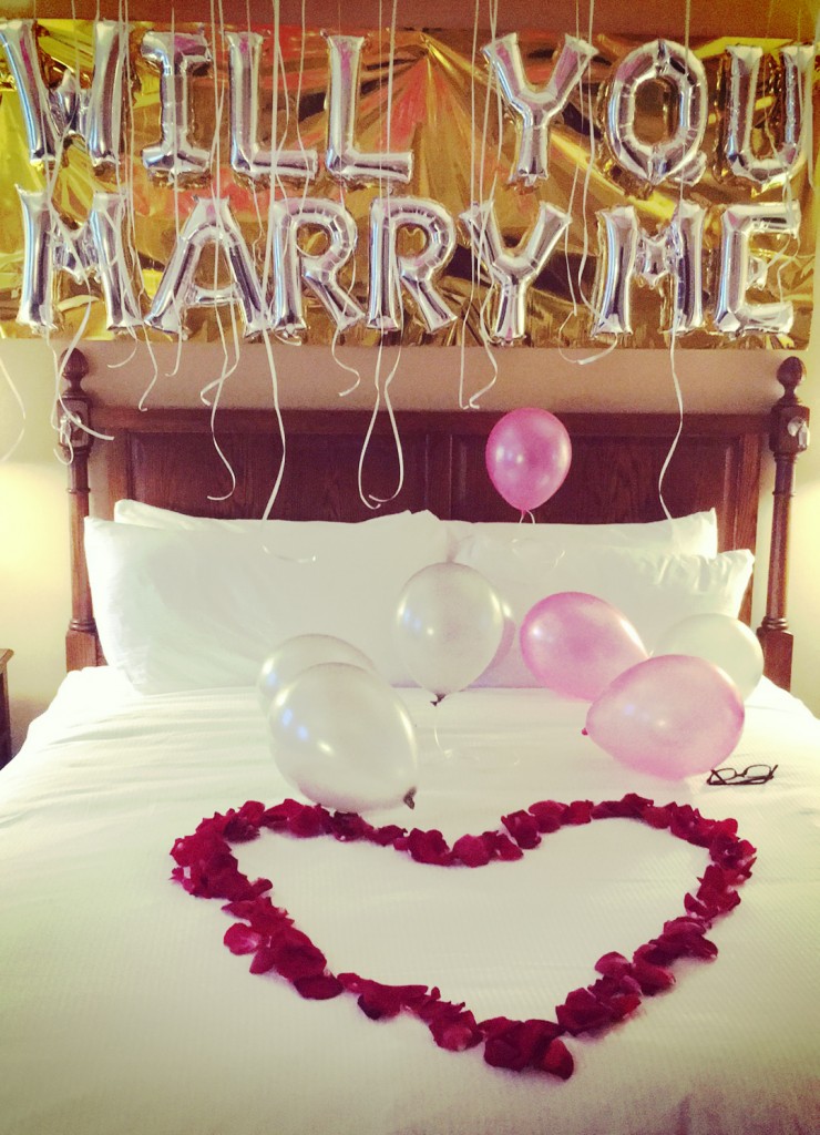 will you marry me bed proposal