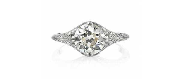 single stone engagement ring