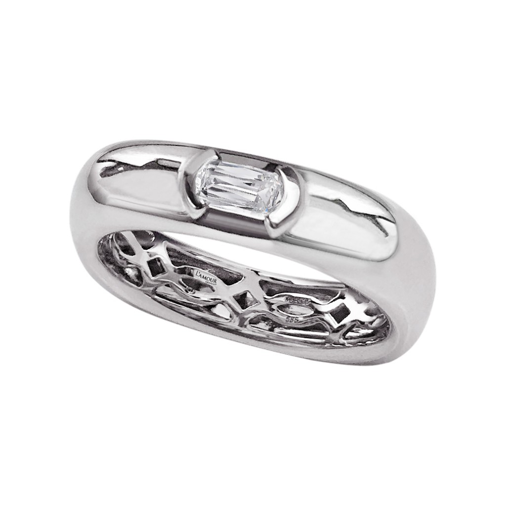 Win this Christopher Designs Diamond Engagement Band to give to the love of your life