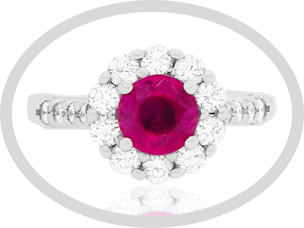 ruby engagement ring