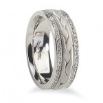 Antique Jewelry Images - Novell - Wedding Band - Braided - Celtic - L1110-7GCC_l