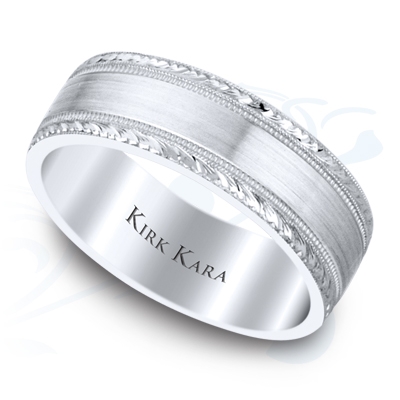 Unique Platinum Rings and Bands by Kirk Kara