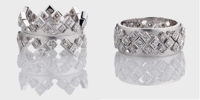 Crown Wedding Rings: 3 Looks in 2 Rings