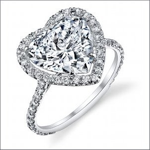 Top 8 Heart Shaped Engagement Rings of 2012