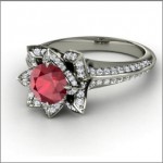 Tis' the Season of Green and Red Engagement Rings