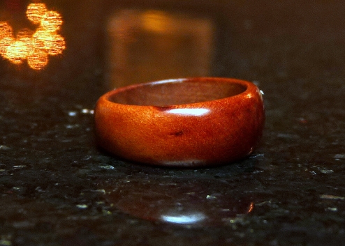 He Crafted the Engagement Ring Himself from a Fallen Tree!