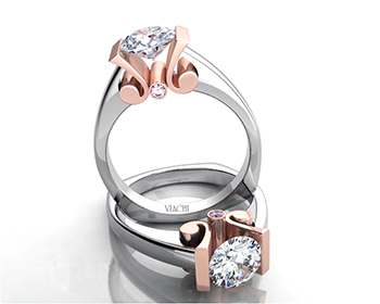 Viachi: Bi-Color Engagement Rings - Engagement 101