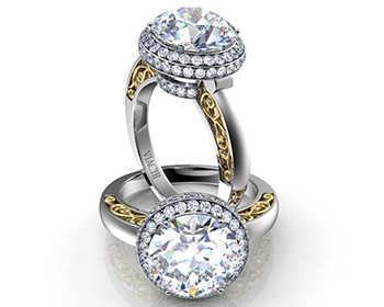 Viachi: Bi-Color Engagement Rings