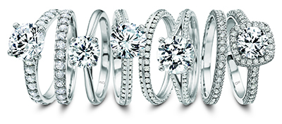 Precision Set 2013 Engagement Rings and Wedding Bands