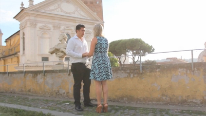 A Romantic Proposal in Rome with a Movie Video!