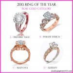 Cast Your Vote: Rose Gold Engagement Ring of the Year