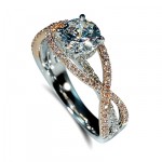 Mark Silverstein: Two Tone Engagement Rings