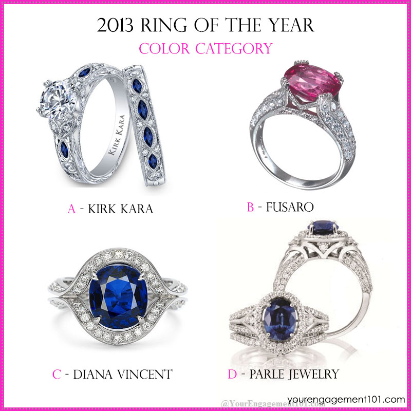 Cast Your Vote: Color Engagement Rings of the Year