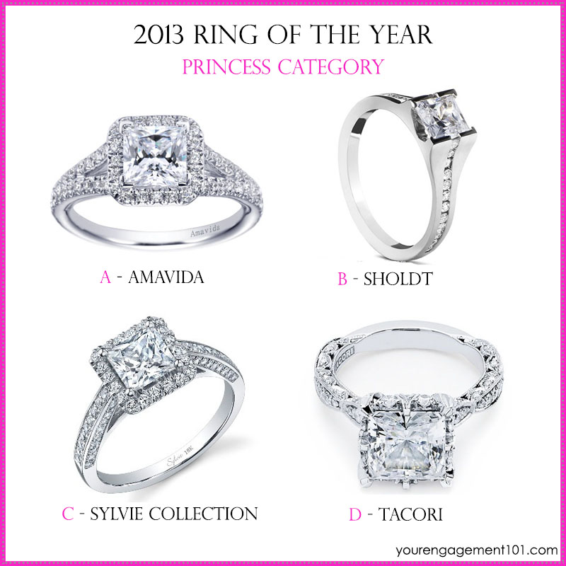 Cast your Vote: Princess Engagement Ring of the Year