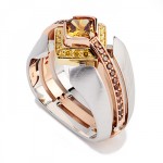 Colorful Innovative Engagement Rings