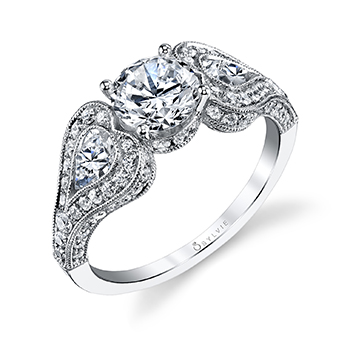 Vintage Style Nature Inspired Engagement Rings