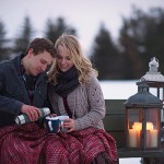 A Snow and Fire Engagement Session