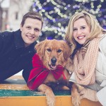 A Magical Christmas Light Engagement Session