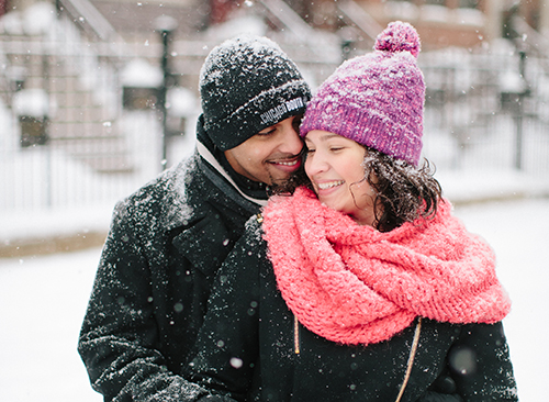 Let it Snow Engagement Session