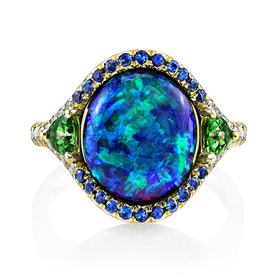 Mesmerizing Color Gemstones Rings by Omi Privé