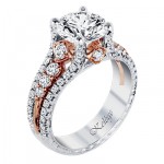 Engagement Rings for the Glamour Girl with Hints of Rose Gold