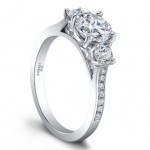 Architectural Engagement Rings by Jeff Cooper