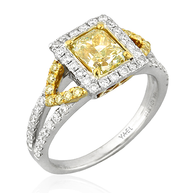 Yellow Diamond Engagement Rings by Yael Designs