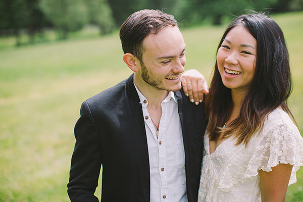 A Romantic Walk in the Park Engagement Session in Boston