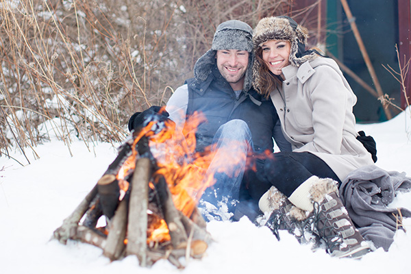 A Winter Adventure Engagement Session