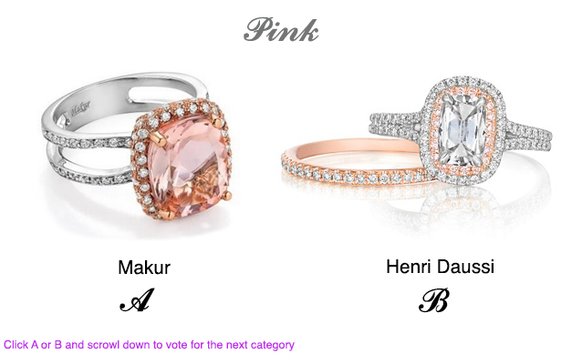 Vote for the Ring of the Year: Pink, Blue and Two-Tone