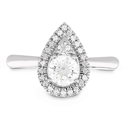 Illusion Marquise and Pear Shaped Engagement Rings by Hearts on Fire