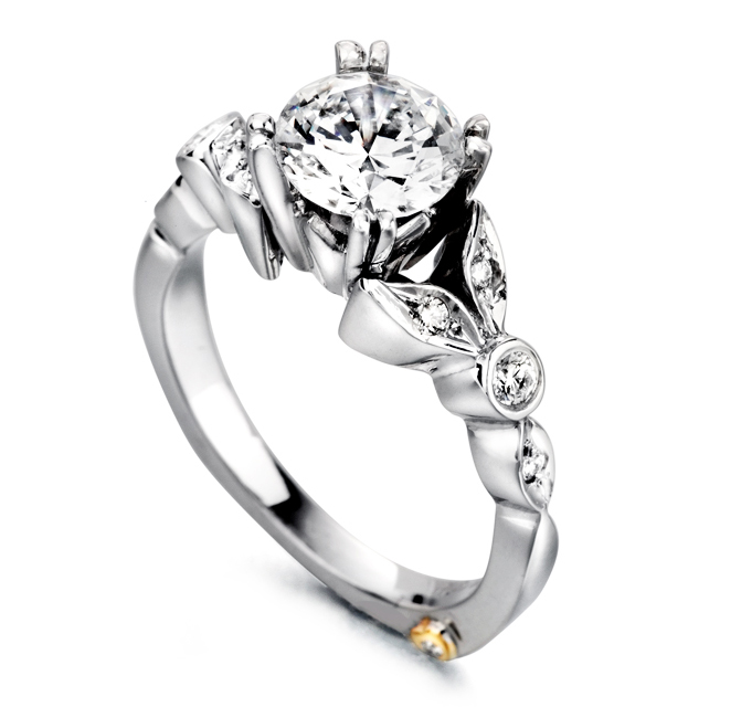 Platinum Vintage and Modern Engagement Rings