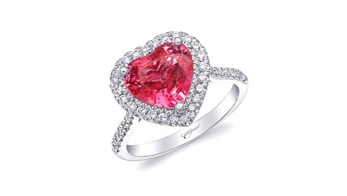 heart diamond engagement ring - coast diamond