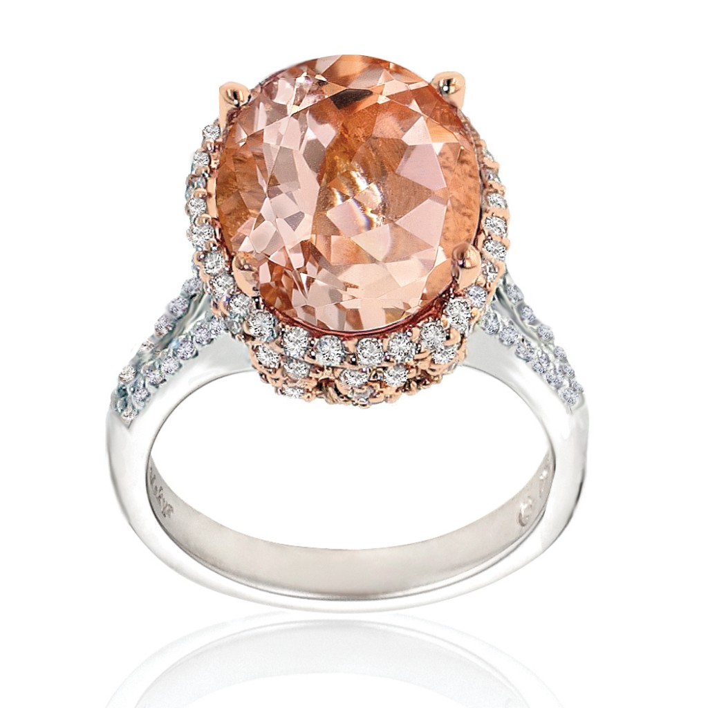 Blush and Shocking Pink Engagement Rings