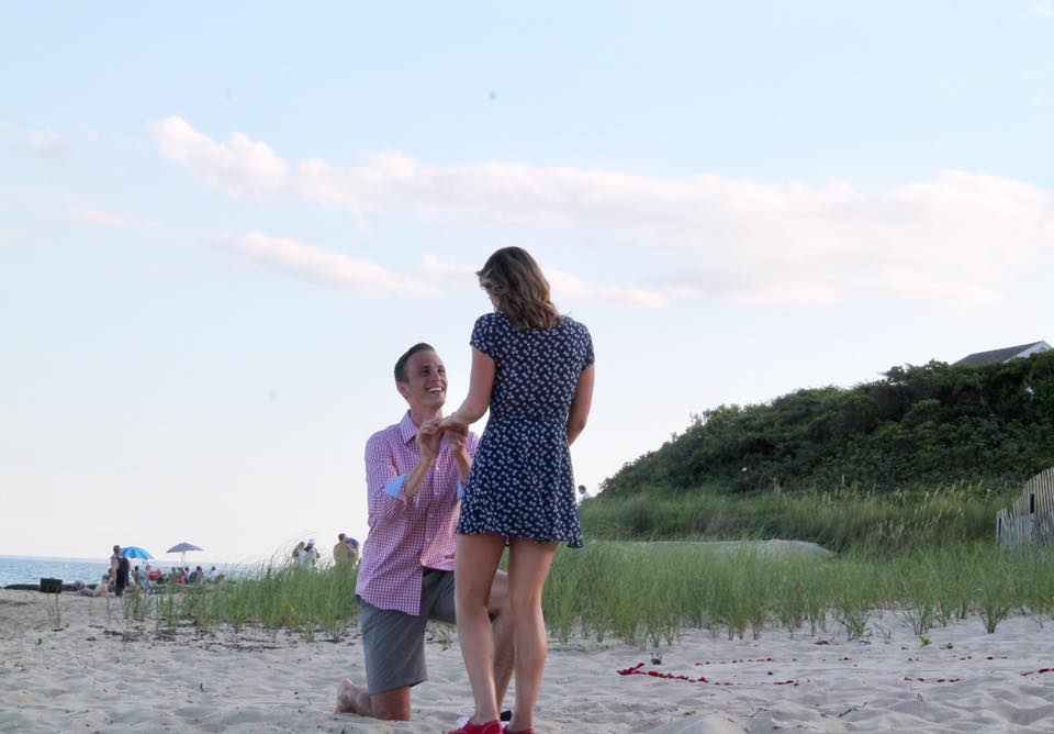 A Family and Friends Beach Proposal