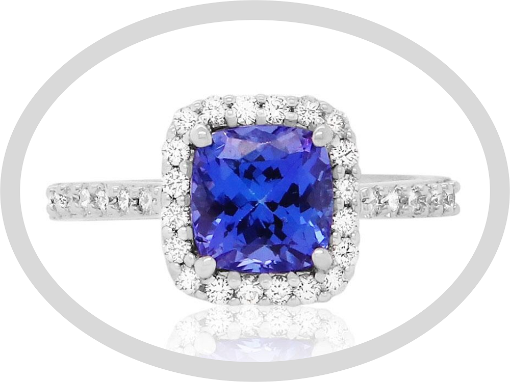 Birthstone Engagement Rings