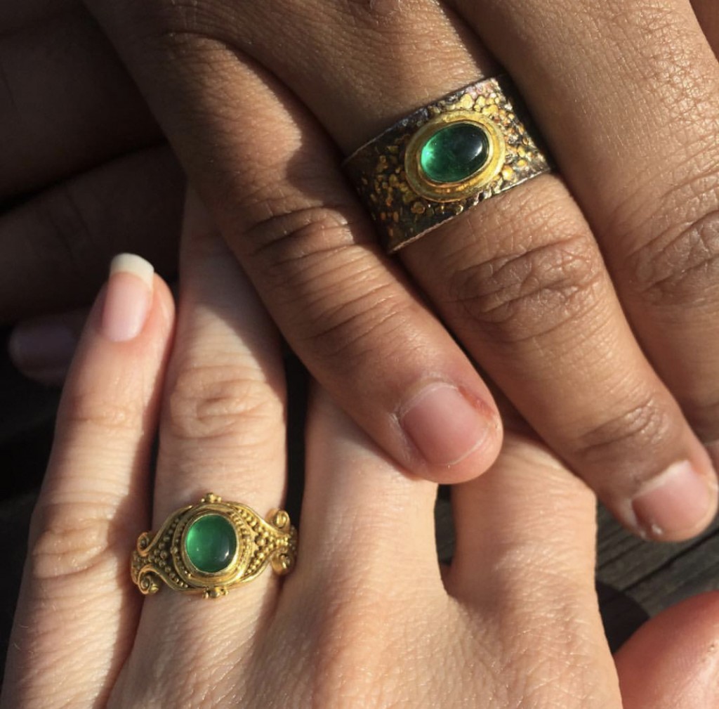 6 Straight Couples Who Picked Matching Engagement Rings