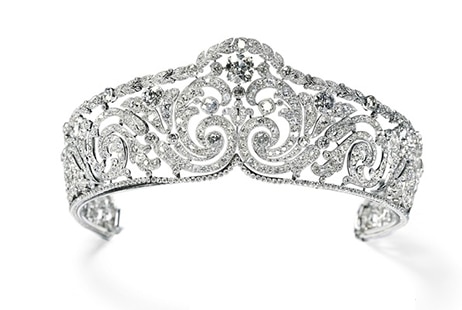 Cartier platinum tiara