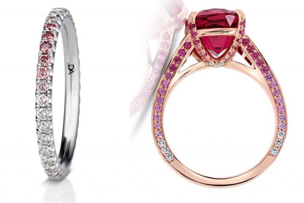 Add a Pink Ombré Band to Your Ring Stack