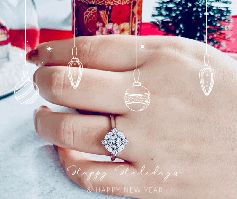 Let It Snow Engagement Rings!