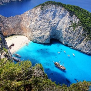 We are island hopping in Greece.